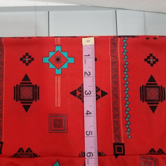 Lularoe Simply Comfortable Aztec Maxi Skirt 2XL - Picture 7 of 10